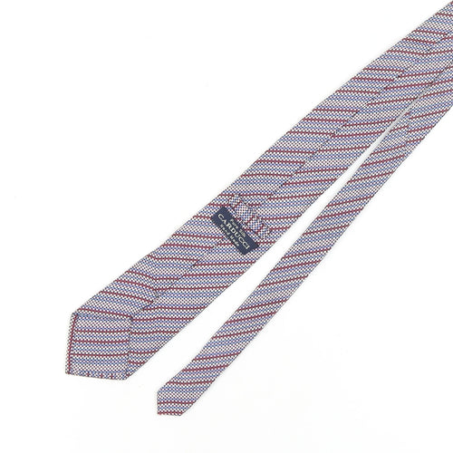 Carducci Men's Multicoloured Silk Striped Tie, Handmade