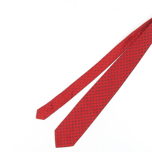 Hackett Men's Red Polka Dot Silk Tie - One Size