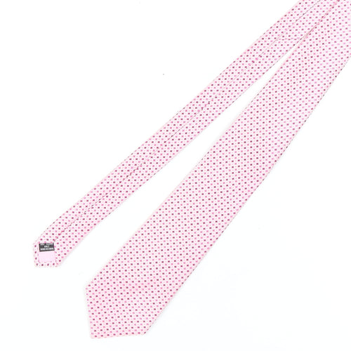 Berwin & Berwin Pink Silk Slim Tie for Men