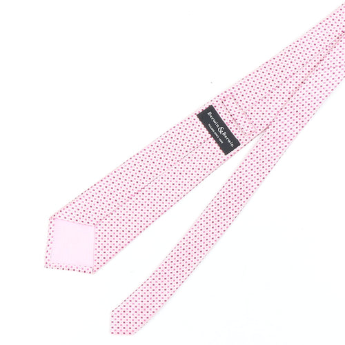 Berwin & Berwin Pink Silk Slim Tie for Men