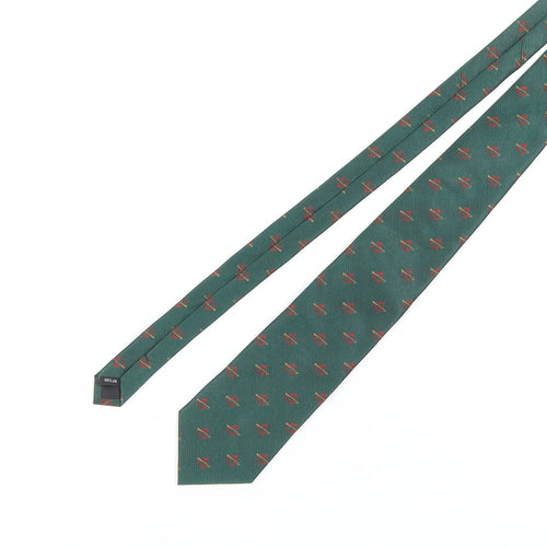 The Bespoke Tie Company Green Anarchy Silk Men's Tie