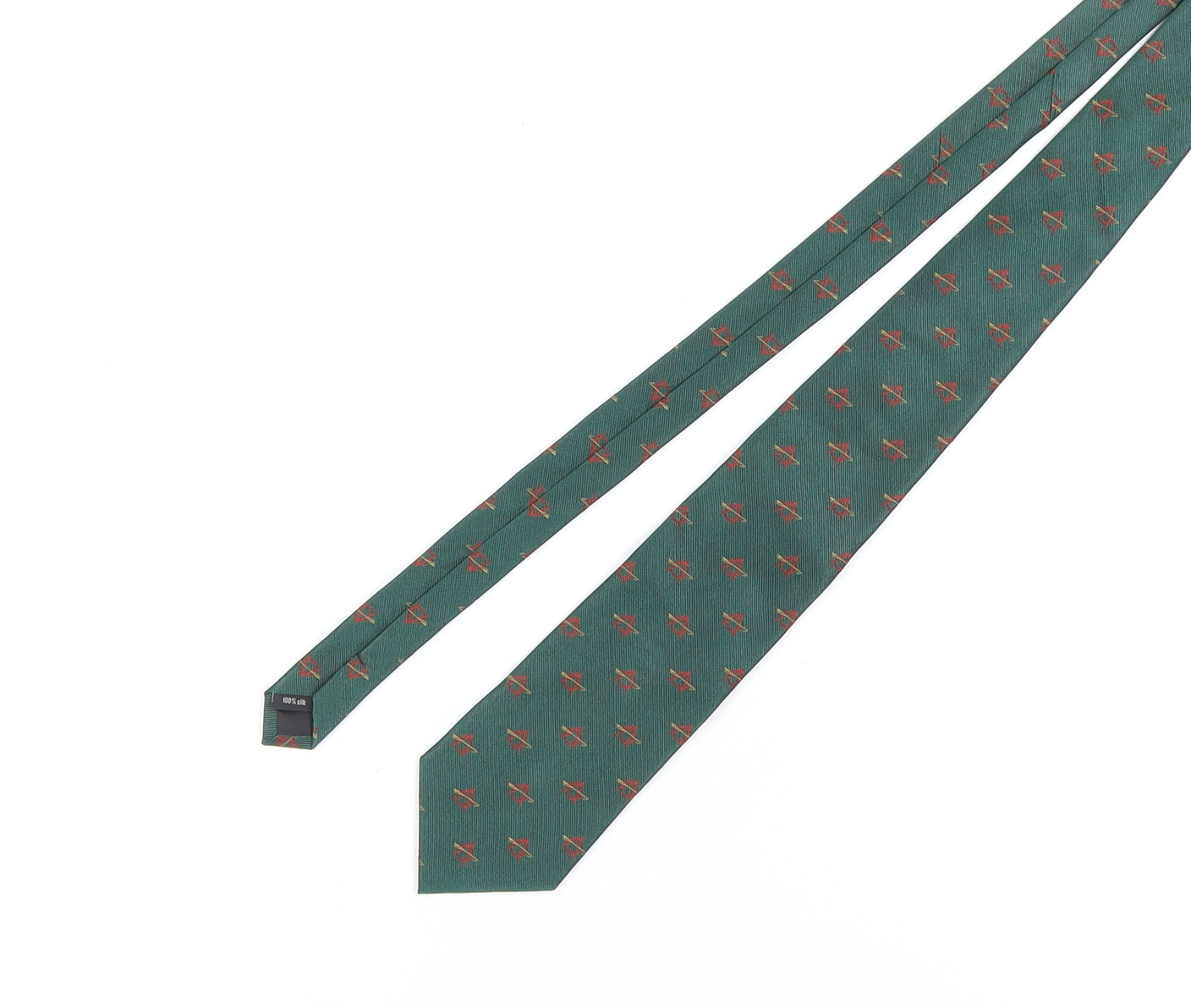 The Bespoke Tie Company Green Anarchy Silk Men's Tie