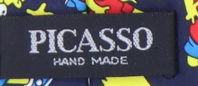 Picasso Men's Multicolour Simpsons Silk Slim Tie