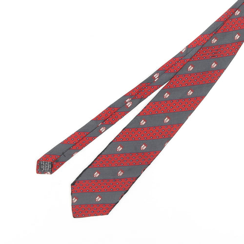 Gianni Versace Men's Red Silk Paisley Tie