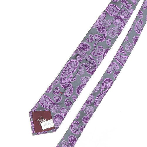 Marks and Spencer Men's Purple Paisley Silk Tie