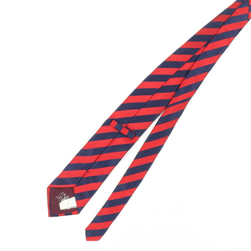 Marks and Spencer Men's Red Striped Tie - One Size