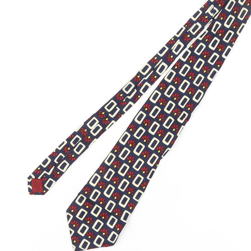 Valentino Men's Multicoloured Geometric Silk Cravat