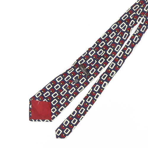 Valentino Men's Multicoloured Geometric Silk Cravat