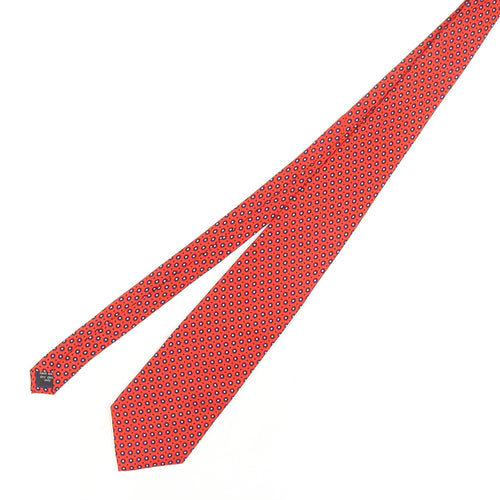 Bijoux Terner Men's Red Geometric Silk Tie