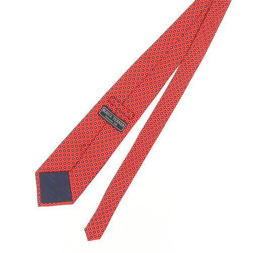 Bijoux Terner Men's Red Geometric Silk Tie