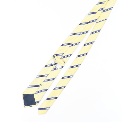 Michelsons Men's Yellow Striped Tie, Excellent Condition