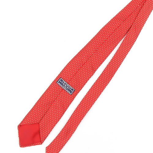 Charles Tyrwhitt Red Silk Polka Dot Slim Men's Tie
