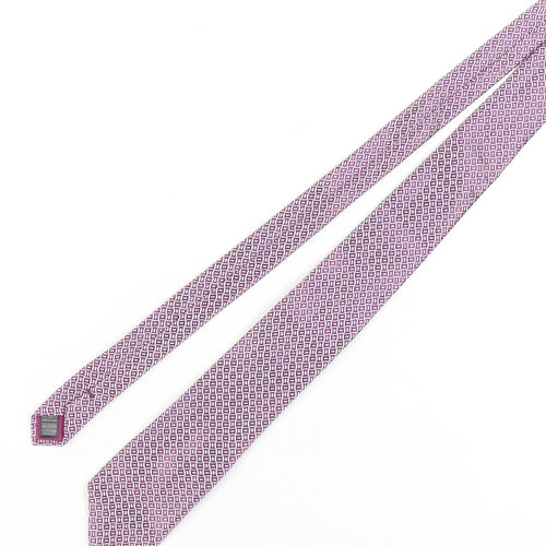 Marks and Spencer Men's Purple Silk Slim Tie