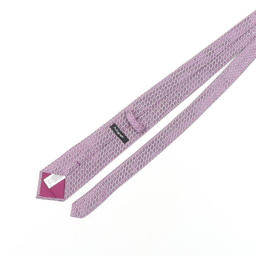 Marks and Spencer Men's Purple Silk Slim Tie