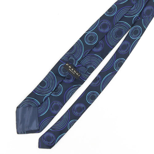 Frangi Men's Blue Geometric Silk Tie