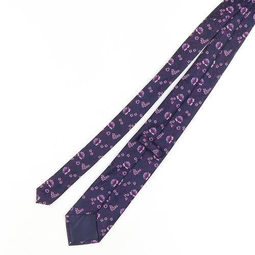 Marks and Spencer Men's Purple Floral Designer Tie