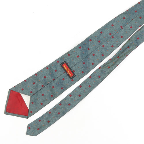 Austin Reed Men's Blue Silk Geometric Tie