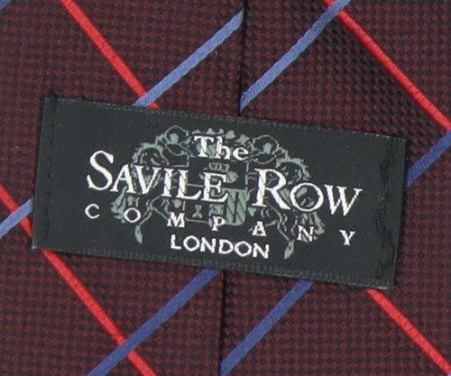 The Savile Row Company Men's Multicoloured Checked Tie