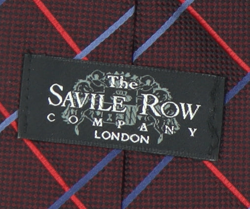 The Savile Row Company Men's Multicoloured Checked Tie