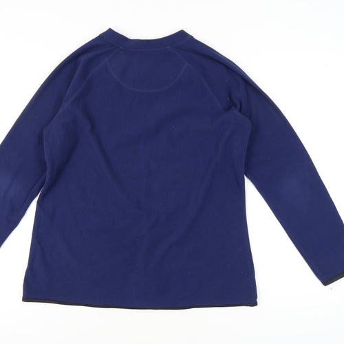 Crane Women's Blue Fleece Sweatshirt M
