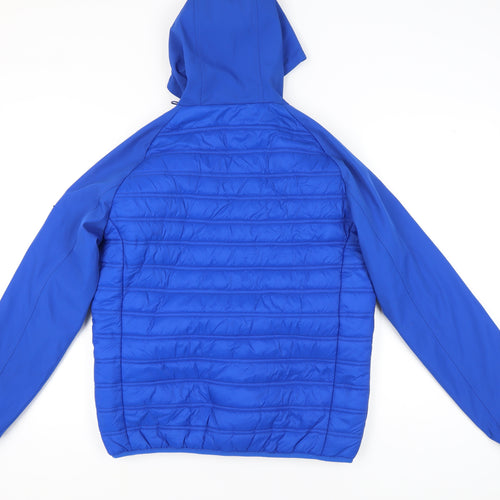 Threadbare Men's Blue Puffer Jacket M