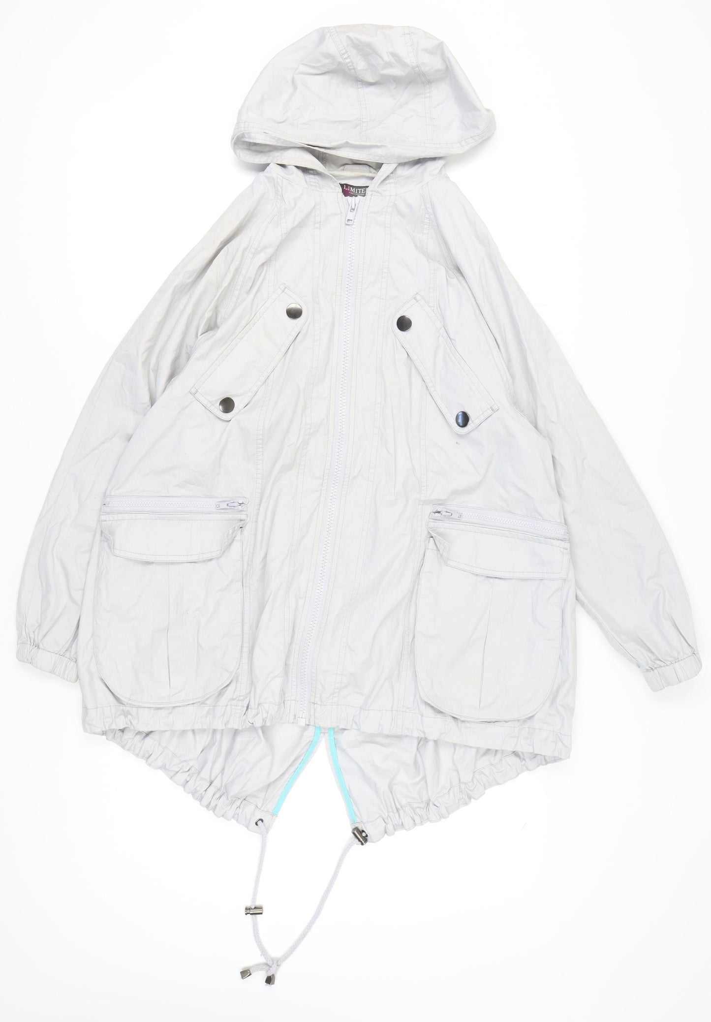 Marks and Spencer Women's Grey Parka Jacket UK 8