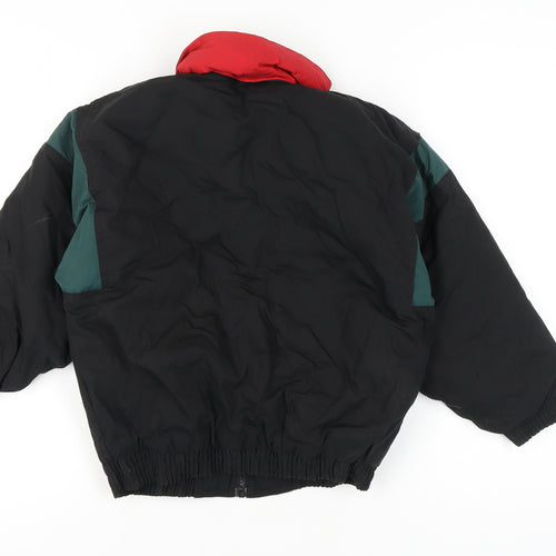 Wavelength Boys Black Colourblock Jacket 9-10 Years