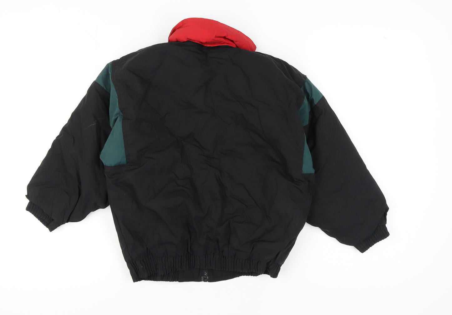 Wavelength Boys Black Colourblock Jacket 9-10 Years