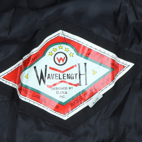 Wavelength Boys Black Colourblock Jacket 9-10 Years