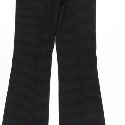 Topshop Women's Black Bootcut Trousers Size 12