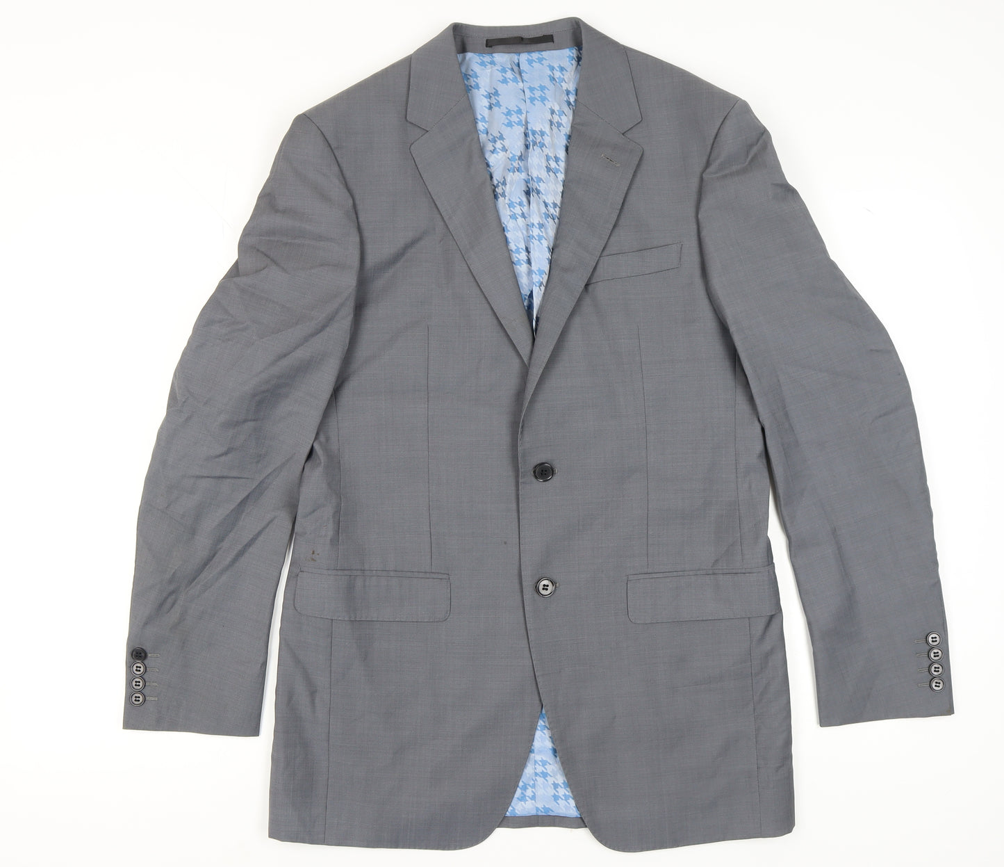 Marks and Spencer Men's Grey Long Blazer 38L