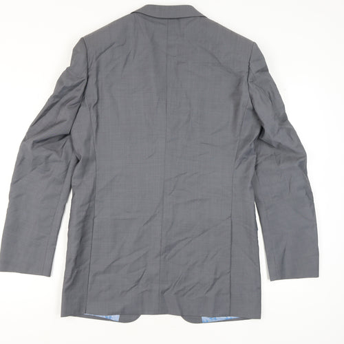 Marks and Spencer Men's Grey Long Blazer 38L