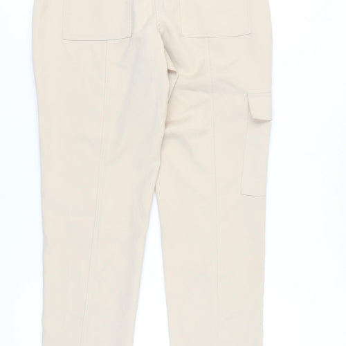 Next Beige Cargo Trousers Women’s Size 6 Pockets