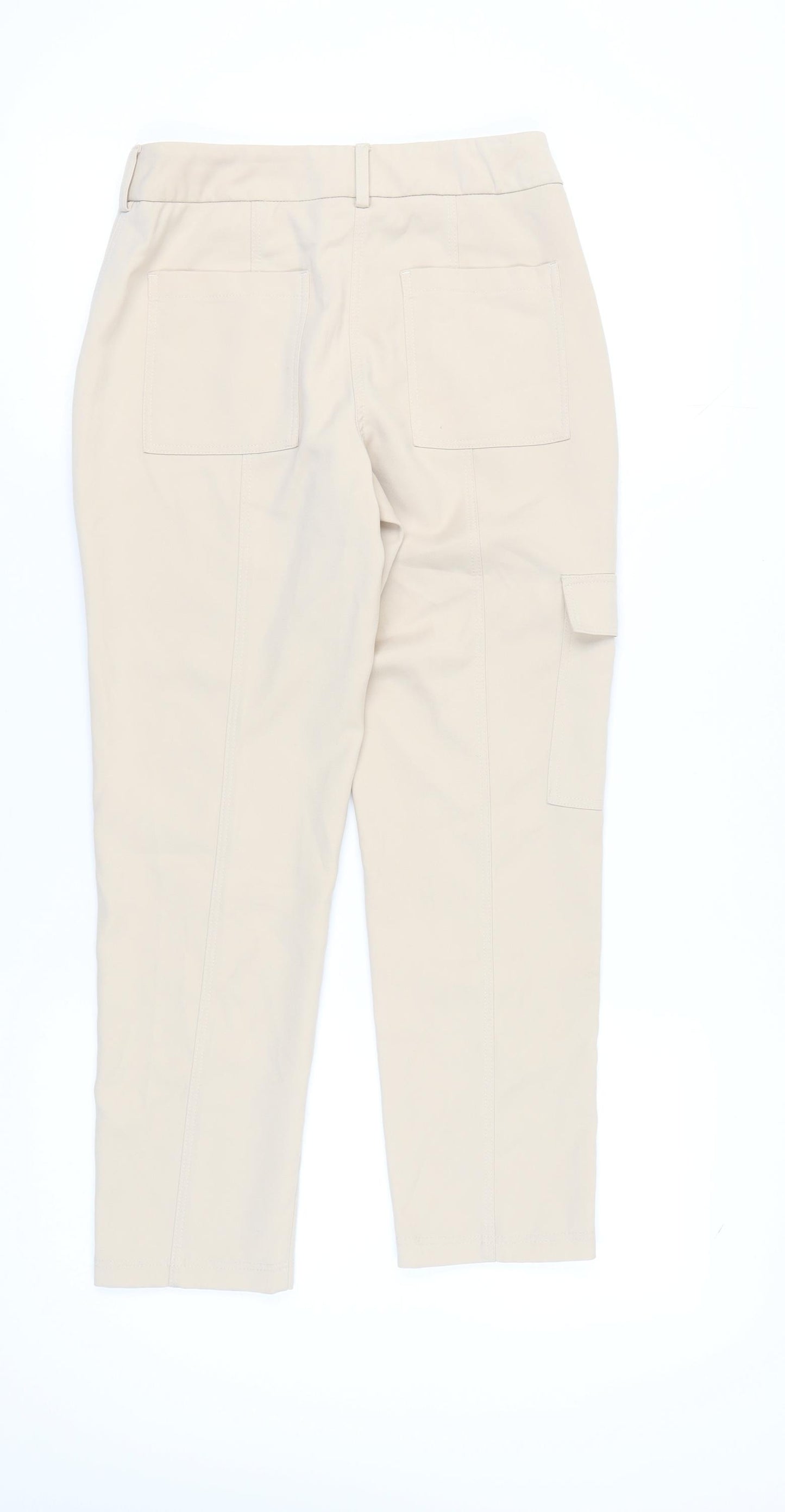 Next Beige Cargo Trousers Women’s Size 6 Pockets
