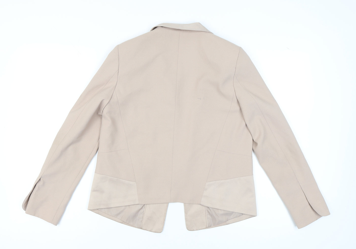 Marks and Spencer Women's Beige Suit Jacket Size 10