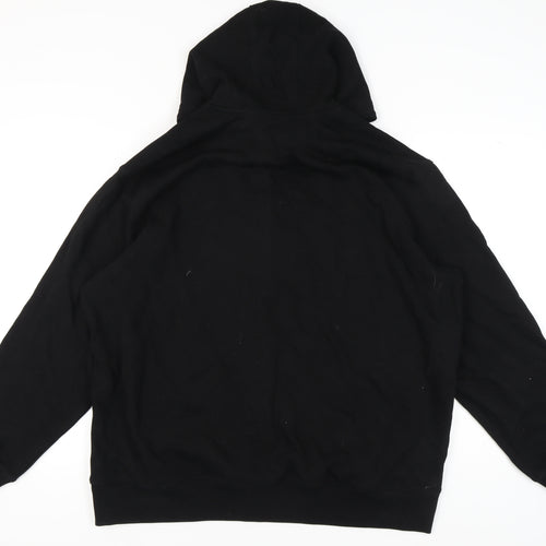 H&M Men's Black 2XL Pullover Hoodie - Stylish & Comfy