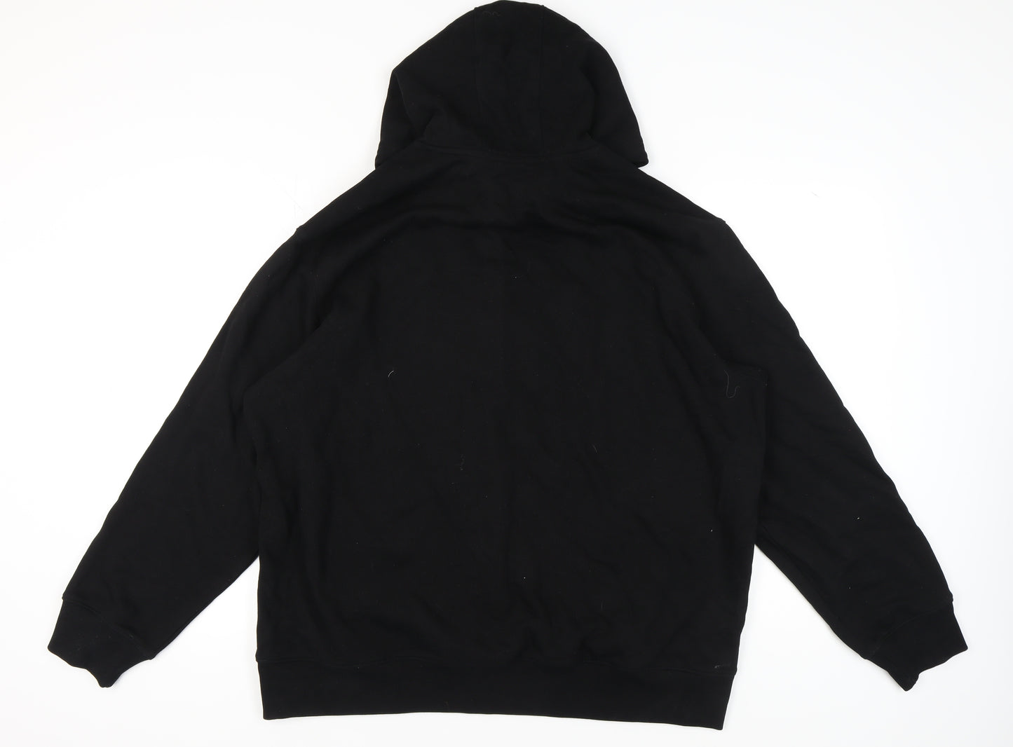 H&M Men's Black 2XL Pullover Hoodie - Stylish & Comfy