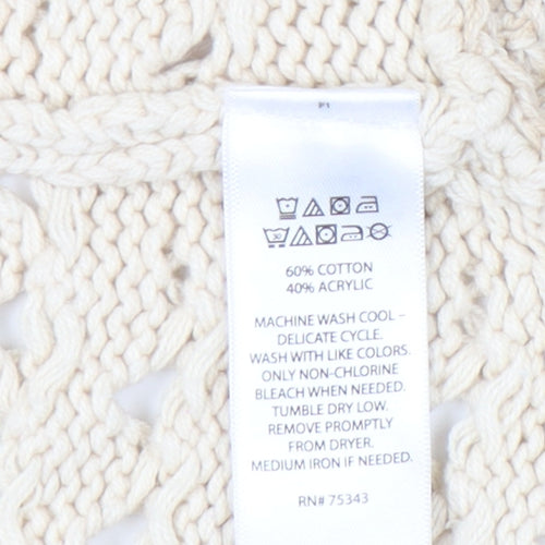 Max Studio Teens Beige Knit Vest - Size 12