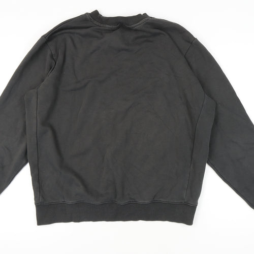 Next Men's Black Pullover Sweatshirt Size L