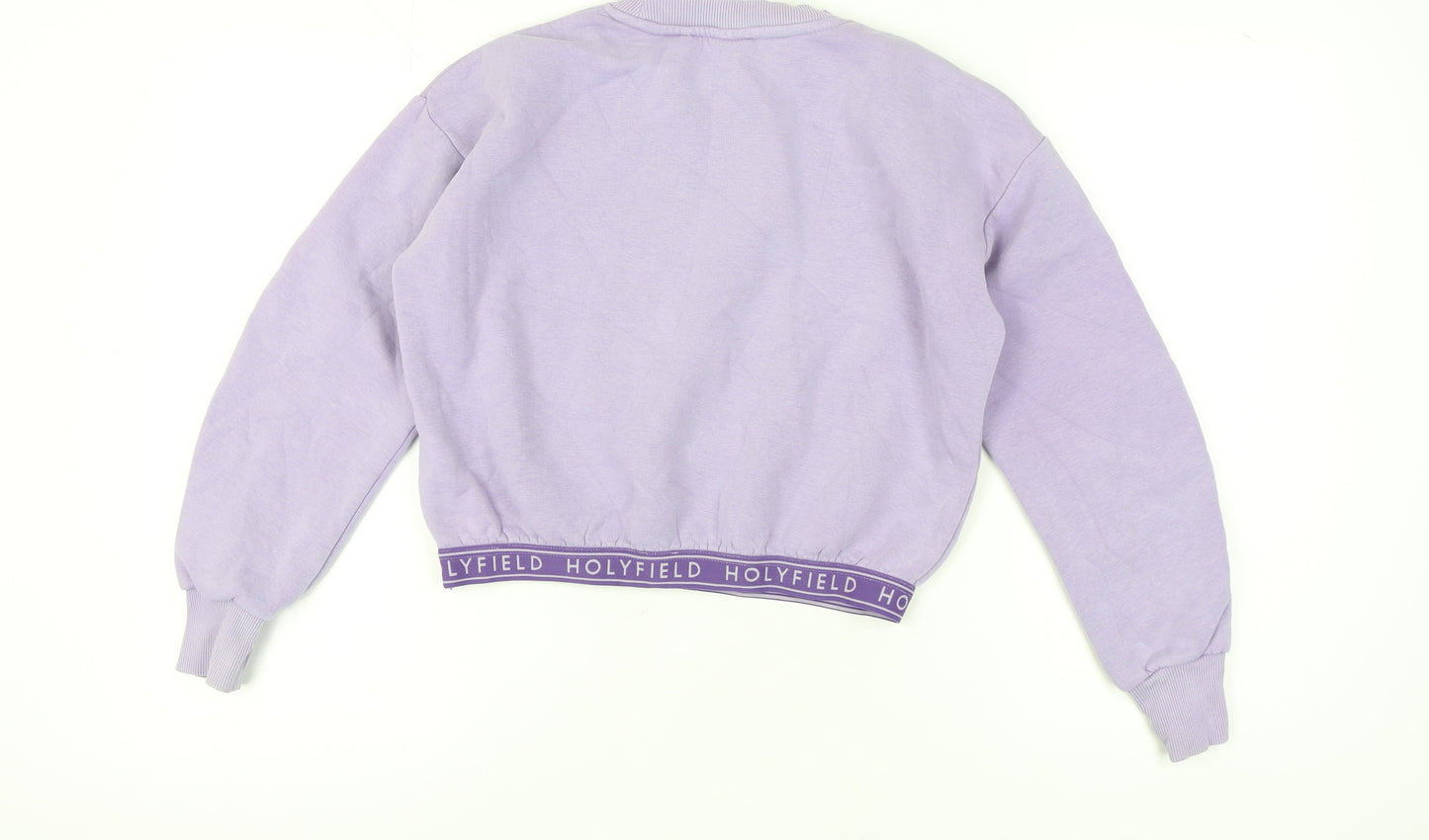 Holyfield Girls Purple Sweatshirt M 12-13 Years Pullover
