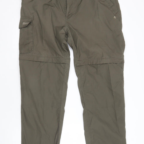 Craghoppers Men's Green Walking Trousers 36 in
