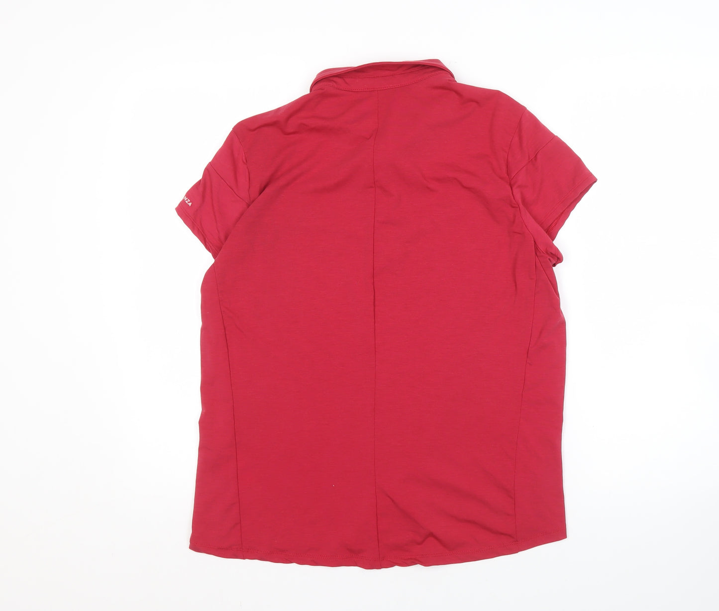 Decathlon Women's Red XL Polo Activewear Top