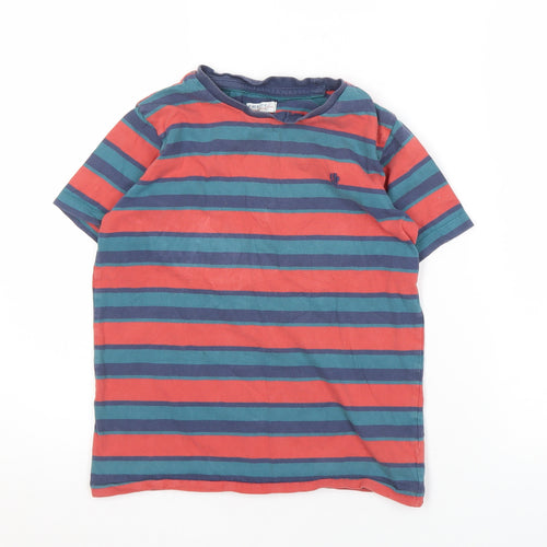 FatFace Boys Multicoloured Striped T-Shirt 9-10 Years
