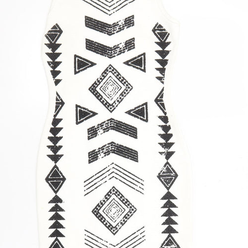 Guess Women’s Ivory Bodycon Dress XS - Aztec Style