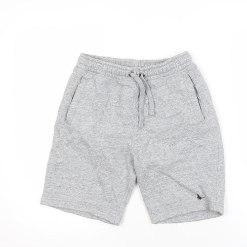 Jack Wills Boys' Grey Sweat Shorts, 11-12 Years, Elastic Waist