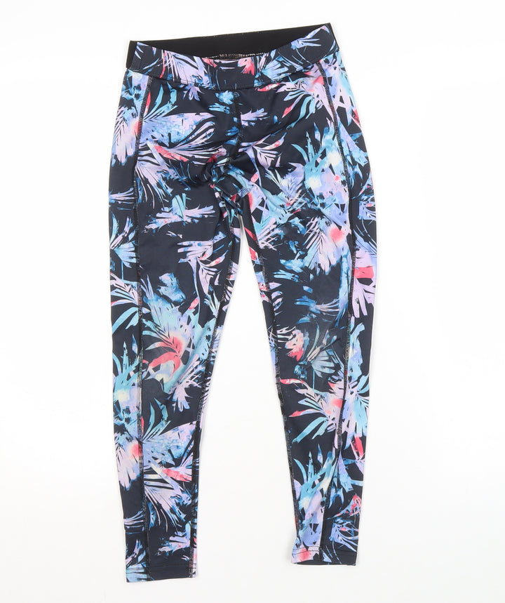 USA Pro Girls Multicoloured Tropical Leggings 11-12 Years