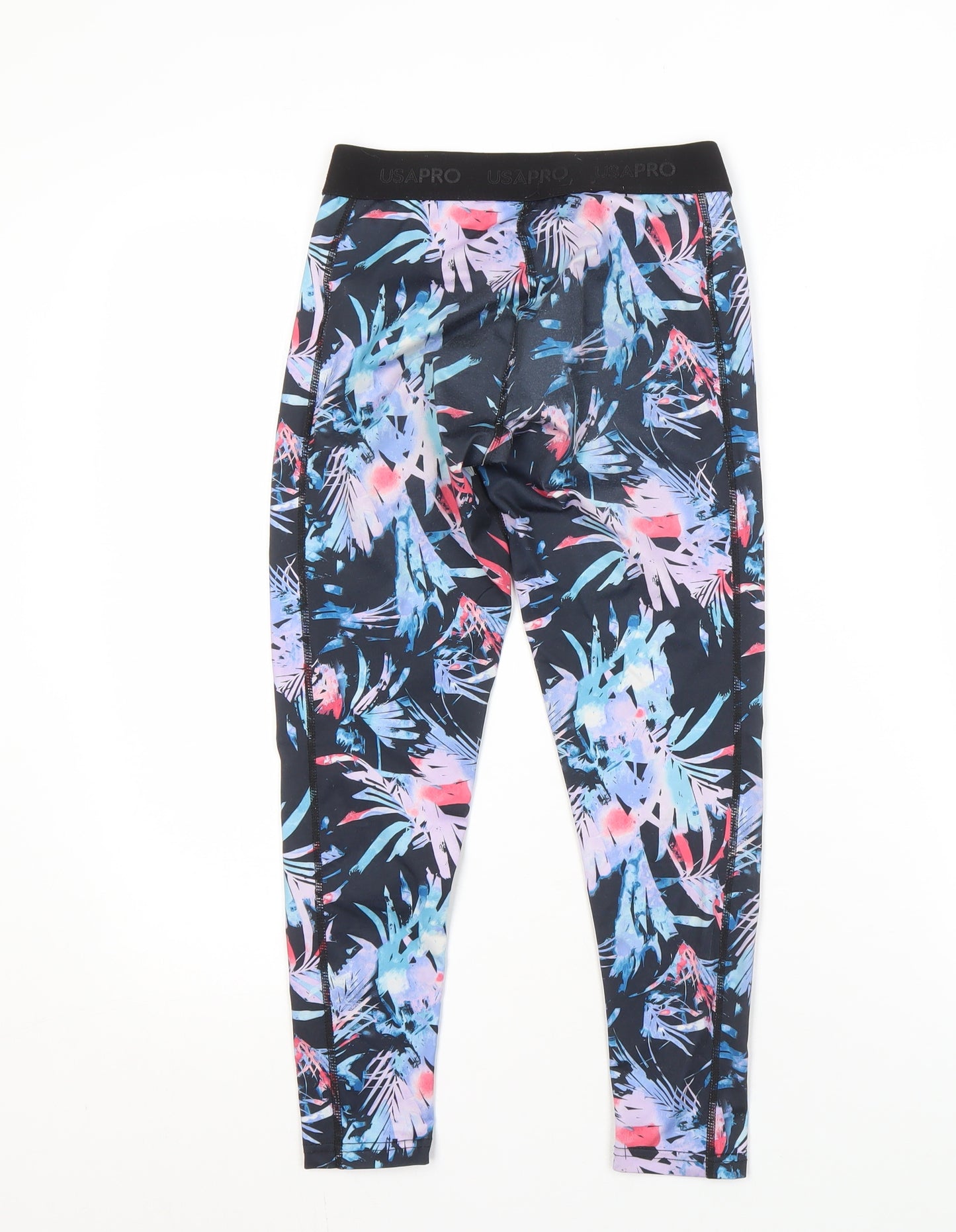 USA Pro Girls Multicoloured Tropical Leggings 11-12 Years