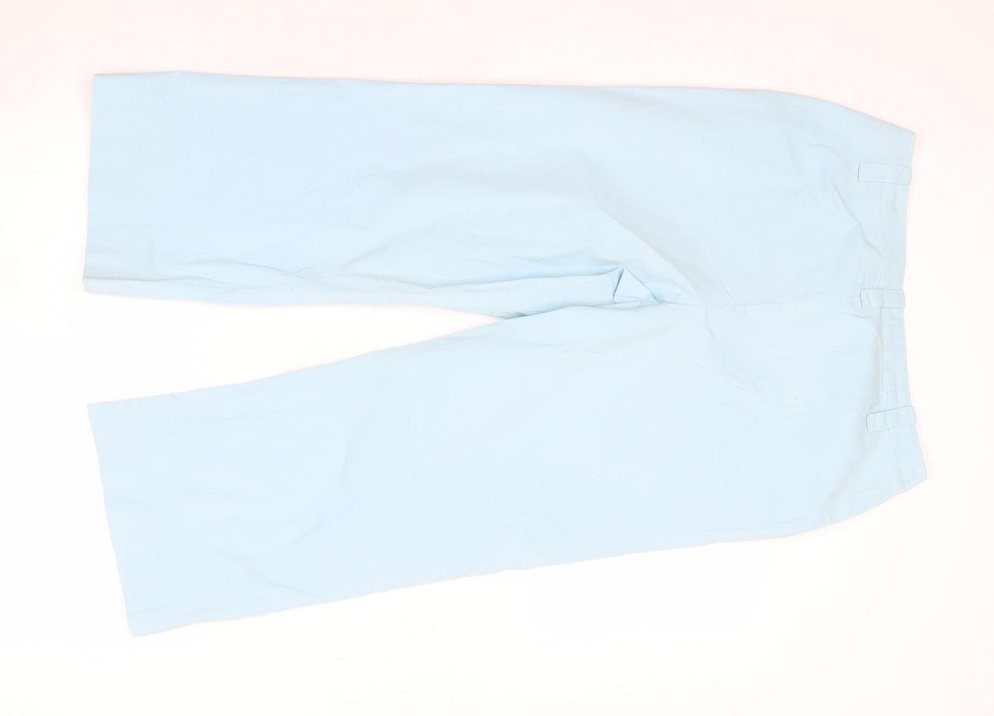 Boden Women's Blue Trousers Size 5 Flat Front