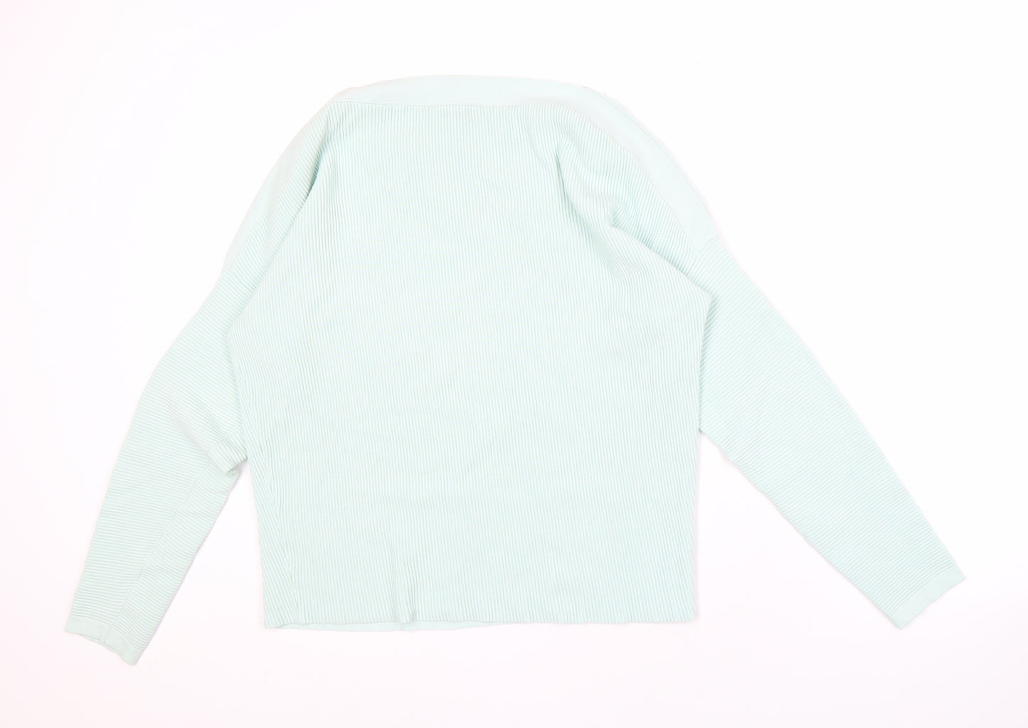Phase Eight Unisex Green Lightweight Button Jumper