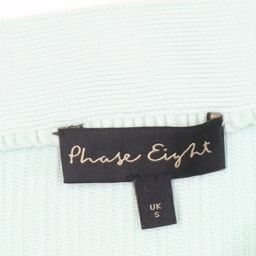 Phase Eight Unisex Green Lightweight Button Jumper